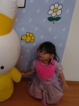 「fafa（フェフェ）のアイテム（ワンピース/ドレス）」を使った、APRICOTさん（キッズ・90cm）の秋コーディネート