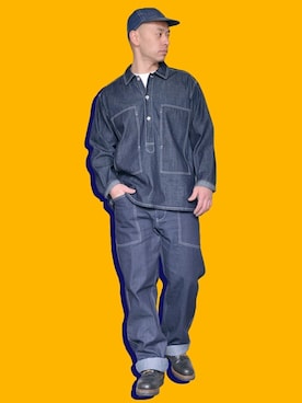 「ワークパンツ」｜WAIPERさん（メンズ・177cm）の冬コーディネート