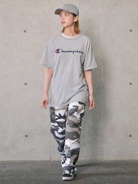 「ROTHCO（ロスコ）のアイテム」を使った、WAIPERさん（レディース・166cm）の春コーディネート