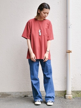 「リーバイス」｜WAIPERさん（レディース・166cm）の夏コーディネート