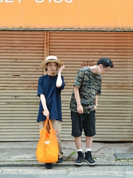 「UNIQLO U」｜WAIPERさん（メンズ・174cm）の夏コーディネート