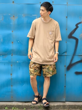 WAIPERさん（メンズ・174cm）の夏コーディネート