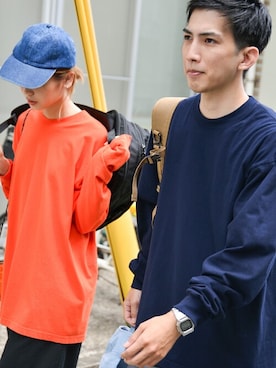 「ロングTシャツ」｜WAIPERさん（メンズ・174cm）の夏コーディネート