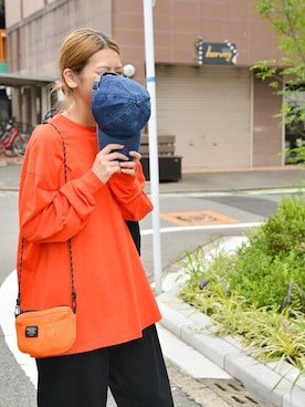 「ロングTシャツ」｜WAIPERさん（レディース・166cm）の夏コーディネート