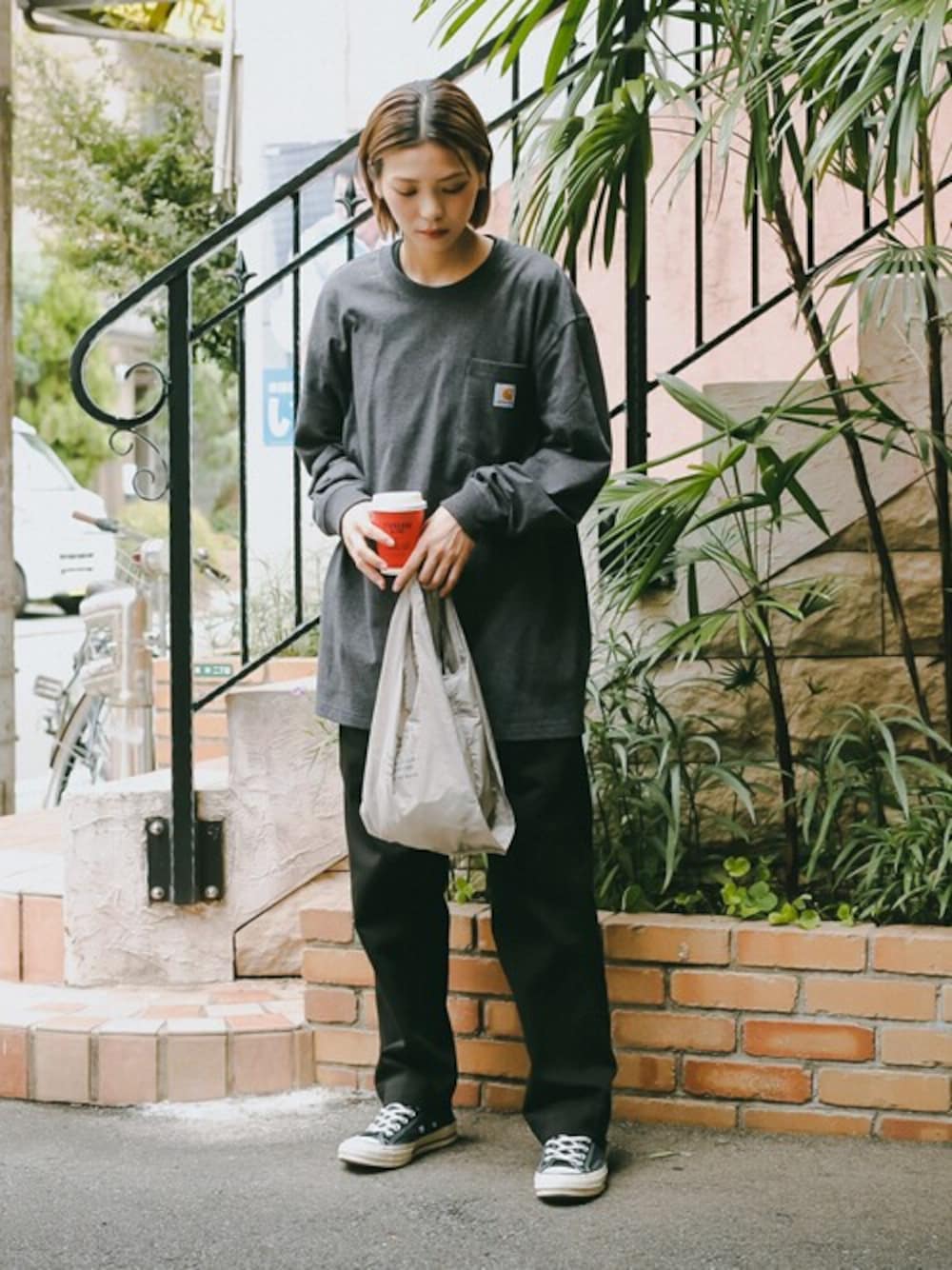 Carhartt カーハート WORKWEAR ポケットTシャツ CRHTT-K126を使った