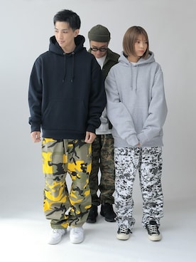 「ROTHCO（ロスコ）のアイテム（帽子）」を使った、WAIPERさん（メンズ・174cm）の秋コーディネート