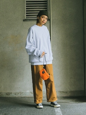 「ワークパンツ」｜WAIPERさん（レディース・166cm）の秋コーディネート