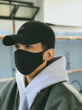 「アイテム（マスク）」を使った、WAIPERさん（メンズ・174cm）の冬コーディネート