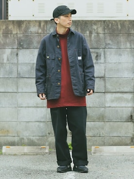 「CAMBER（キャンバー）のアイテム」を使った、WAIPERさん（メンズ・174cm）の冬コーディネート