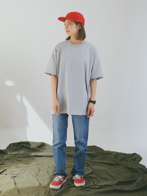 セール】LOS ANGELES APPAREL YUKON ARMYバインダーネックT