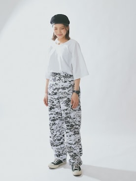 「ROTHCO（ロスコ）のアイテム」を使った、WAIPERさん（レディース・166cm）の夏コーディネート