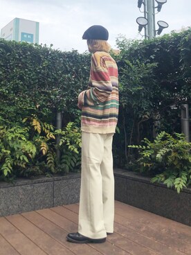 「Ralph Lauren」｜「アイテム（キャスケット）」を使った、アキヲさん（メンズ・172cm）の秋コーディネート