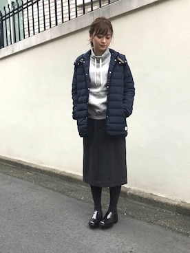「Vincent et Mireille（バンソンエミレイユ）のアイテム（ジャケット/アウター）」を使った、ST&DARD MADE. 中沢さん（レディース・160cm）の秋コーディネート