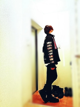 「F-LAGSTUF-F（フラグスタフ）のアイテム（ジャケット/アウター）」を使った、gariさん（メンズ・174cm）の秋コーディネート