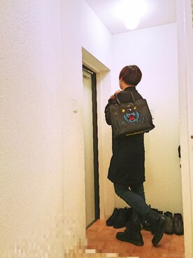 「HYSTERIC GLAMOUR（ヒステリックグラマー）のアイテム（バッグ、ブラック系）」を使った、gariさん（メンズ・174cm）の秋コーディネート