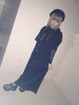 「FIG&VIPER（フィグアンドバイパー）のアイテム（サンダル）」を使った、もーさんさん（レディース・155cm）の夏コーディネート