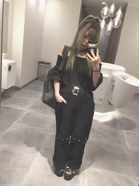 「FIG&VIPER（フィグアンドバイパー）のアイテム（サンダル）」を使った、もーさんさん（レディース・155cm）の秋コーディネート