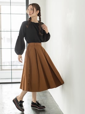 「andr」｜andronlineshopさん（レディース・165cm）の冬コーディネート