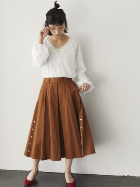 「andr」｜andronlineshopさん（レディース・166cm）の春コーディネート