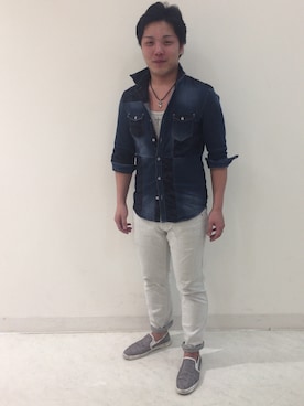 亀割智秋　さん（メンズ・170cm）の春コーディネート