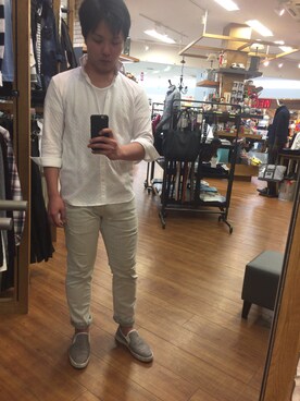 亀割智秋　さん（メンズ・170cm）の春コーディネート