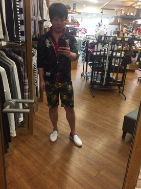 亀割智秋 さん(メンズ・170cm)の春コーディネート