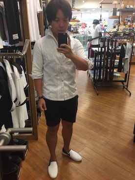 亀割智秋　さん（メンズ・170cm）の夏コーディネート