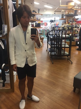 亀割智秋　さん（メンズ・170cm）の夏コーディネート