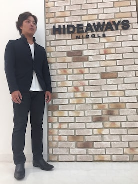 亀割智秋　さん（メンズ・170cm）の夏コーディネート