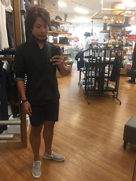 亀割智秋　さん（メンズ・170cm）の夏コーディネート