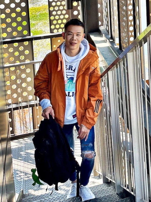 Max Lin｜SuperDryのHoodiesを使ったコーディネート WEAR