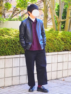 「オフ会」｜TAKU<プチプラ>さん（メンズ・170cm）の冬コーディネート