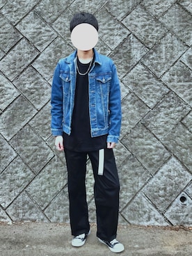 「WEGO（ウィゴー）のアイテム（スウェット）」を使った、TAKU<プチプラ>さん（メンズ・170cm）の冬コーディネート