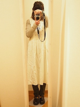 「カメラ女子」｜「アイテム（その他）」を使った、し ば  ち ゃ んさん（レディース・158cm）の冬コーディネート
