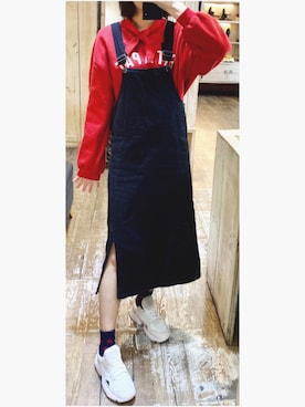 「蝴蝶結」｜K.さん（レディース・162cm）の冬コーディネート