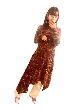 「GHOSPELL（ゴスペル）のアイテム（ワンピース）」を使った、SHIMoN.C🐰💗さん（レディース・158cm）の冬コーディネート