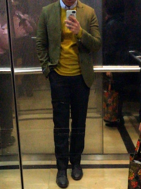 「French Connection  （-）のアイテム」を使った、Willさん（メンズ・171cm）の冬コーディネート