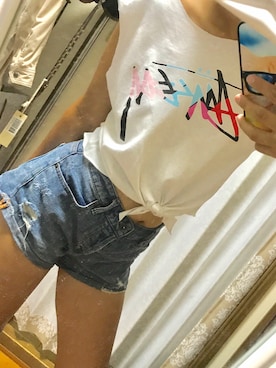 「ROXY（ロキシー）のアイテム（パンツ）」を使った、ろなちゃんさん（レディース・165cm）の冬コーディネート