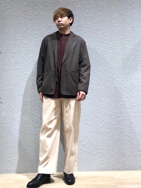 「SENSE OF PLACE by URBAN RESEARCH（センスオブプレイスバイアーバンリサーチ）のアイテム（その他アウター）」を使った、akiさん（メンズ・177cm）の秋コーディネート