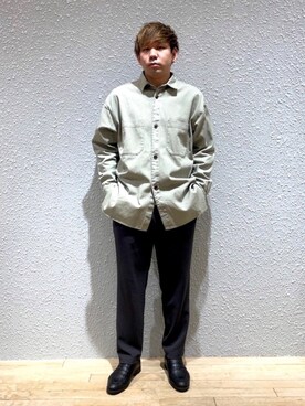 「SENSE OF PLACE by URBAN RESEARCH（センスオブプレイスバイアーバンリサーチ）のアイテム（その他アウター）」を使った、akiさん（メンズ・177cm）の冬コーディネート