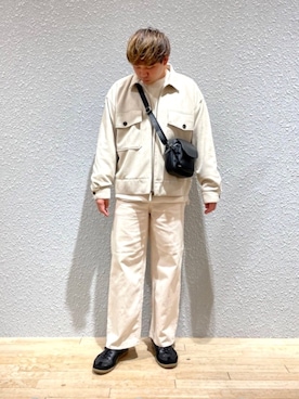 「SENSE OF PLACE by URBAN RESEARCH（センスオブプレイスバイアーバンリサーチ）のアイテム（その他アウター）」を使った、akiさん（メンズ・177cm）の冬コーディネート