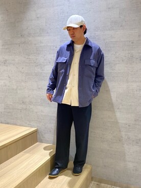 「SENSE OF PLACE by URBAN RESEARCH（センスオブプレイスバイアーバンリサーチ）のアイテム（その他アウター）」を使った、akiさん（メンズ・177cm）の春コーディネート