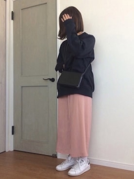 「スプリングSENSEOFPLACE」｜「アイテム（アクセサリー）」を使った、tomomon*さん（レディース・161cm）の春コーディネート
