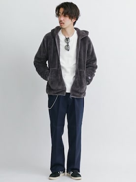 「URBAN RESEARCH Sonny Label（アーバンリサーチサニーレーベル）のアイテム（ウォレットチェーン）」を使った、shibataniさん（メンズ・180cm）の秋コーディネート