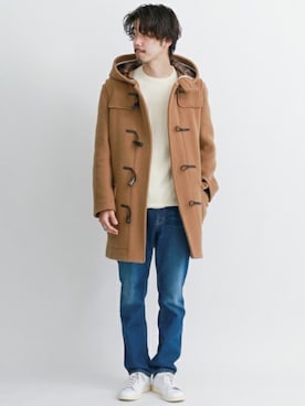 「URBAN RESEARCH Sonny Label（アーバンリサーチサニーレーベル）のアイテム（ダッフルコート）」を使った、shibataniさん（メンズ・180cm）の秋コーディネート