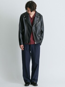 「URBAN RESEARCH Sonny Label（アーバンリサーチサニーレーベル）のアイテム（その他シューズ）」を使った、shibataniさん（メンズ・180cm）の秋コーディネート