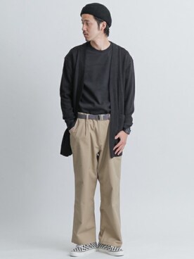 「URBAN RESEARCH Sonny Label（アーバンリサーチサニーレーベル）のアイテム（帽子）」を使った、shibataniさん（メンズ・180cm）の秋コーディネート