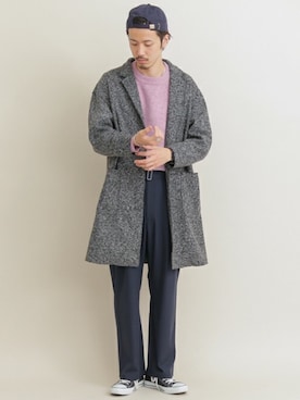 「URBAN RESEARCH Sonny Label（アーバンリサーチサニーレーベル）のアイテム（帽子）」を使った、shibataniさん（メンズ・180cm）の冬コーディネート
