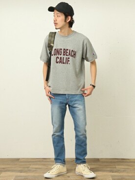 「URBAN RESEARCH Sonny Label（アーバンリサーチサニーレーベル）のアイテム（帽子）」を使った、shibataniさん（メンズ・180cm）の冬コーディネート