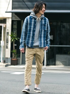 shibataniさん（メンズ・180cm）の春コーディネート